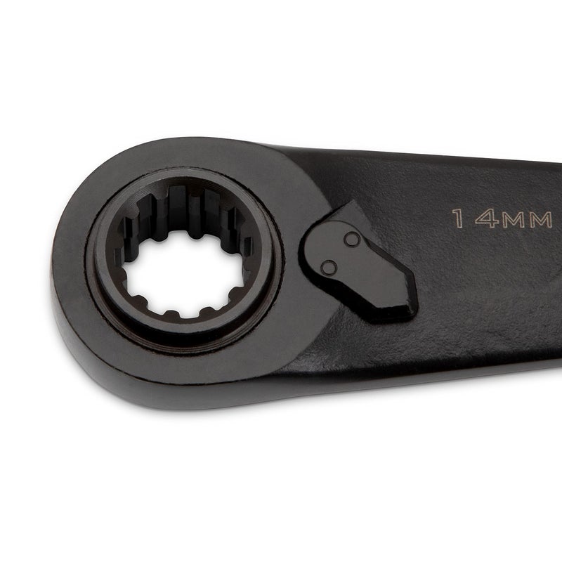 Crescent 2 Piece X6 4-in-1 Black Oxide Spline Ratcheting Metric Wrench Set - CX6DBM2 - Image 5